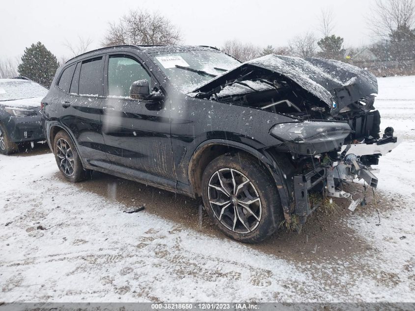 2022 BMW X3 XDRIVE30I - 5UX53DP07N9M66262