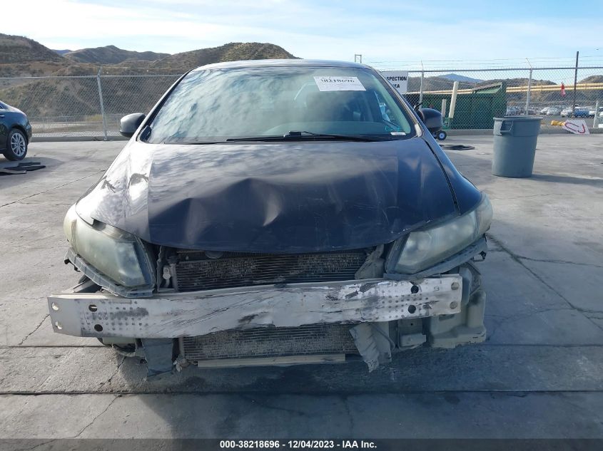 2013 HONDA CIVIC LX - 2HGFB2F57DH590686