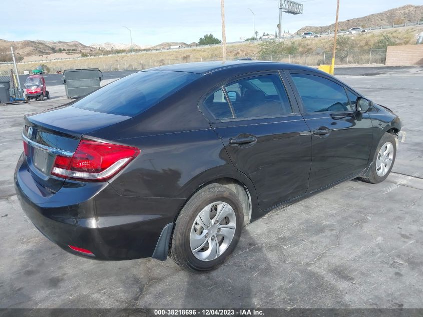 2013 HONDA CIVIC LX - 2HGFB2F57DH590686