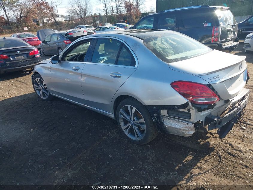 2016 MERCEDES-BENZ C-CLASS C 300 55SWF4KB4GU138908