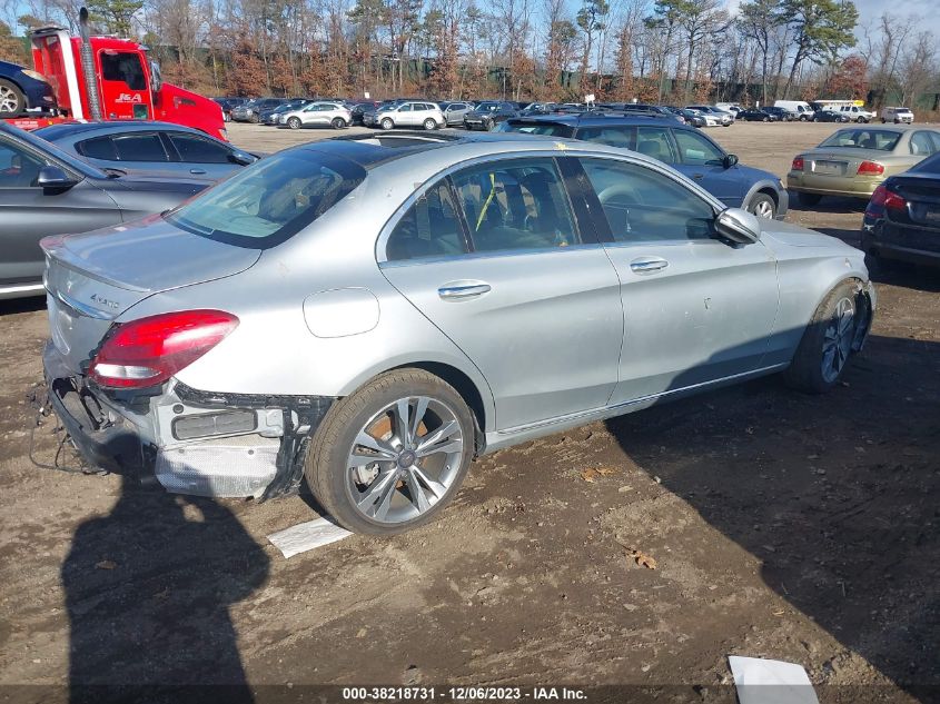2016 MERCEDES-BENZ C-CLASS C 300 55SWF4KB4GU138908