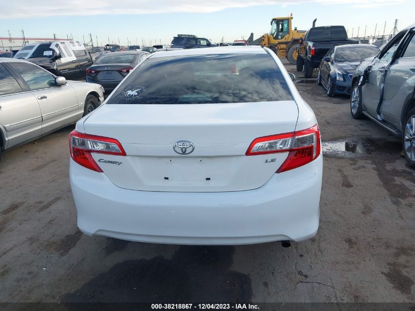 2013 TOYOTA CAMRY LE - 4T4BF1FK7DR317943
