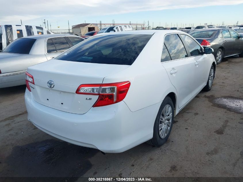 2013 TOYOTA CAMRY LE - 4T4BF1FK7DR317943