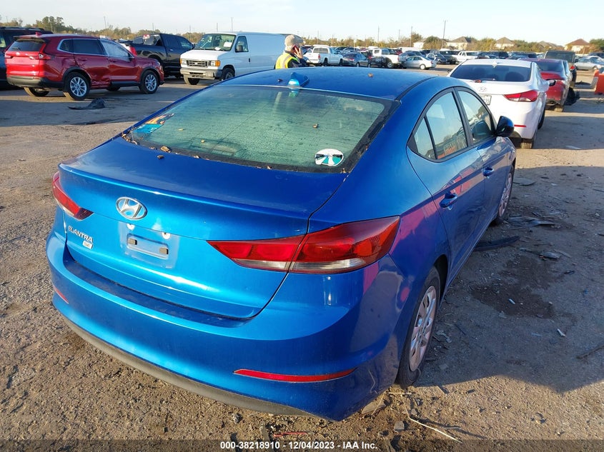 VIN KMHD74LF1HU079781 2017 HYUNDAI ELANTRA SE