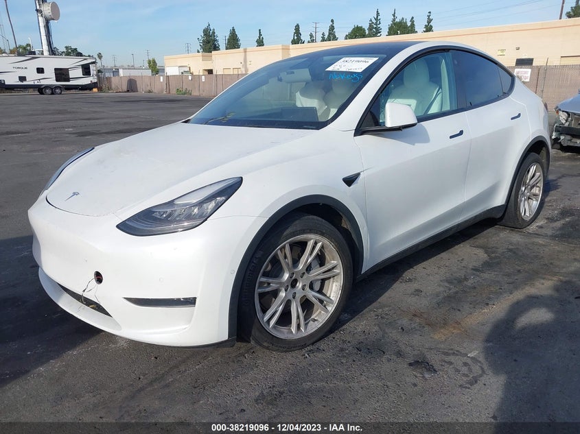 VIN 5YJYGDEE6MF093348 2021 TESLA MODEL Y