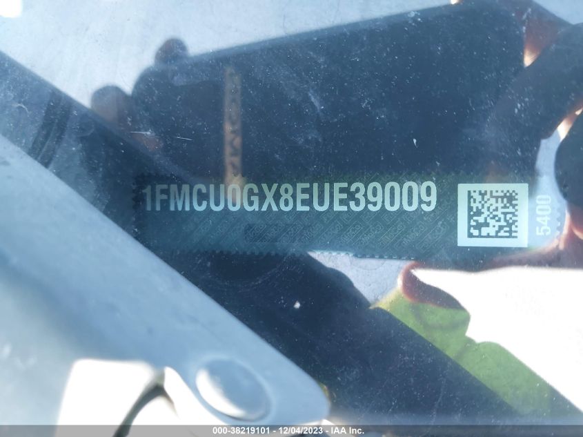 2014 FORD ESCAPE SE - 1FMCU0GX8EUE39009
