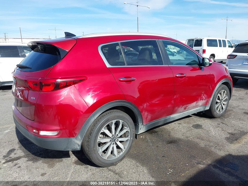VIN KNDPN3AC1H7103036 2017 KIA SPORTAGE EX