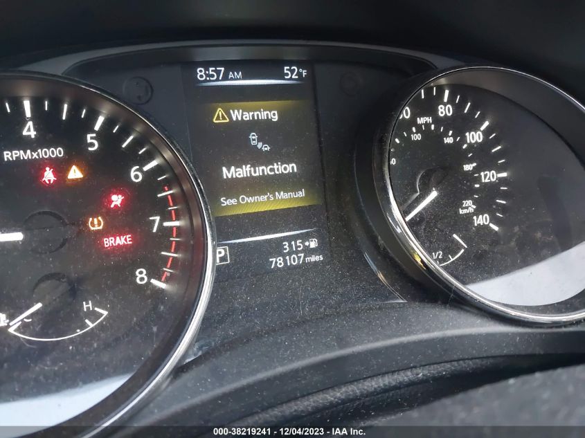 2017 NISSAN ROGUE S/SV - KNMAT2MV3HP575032