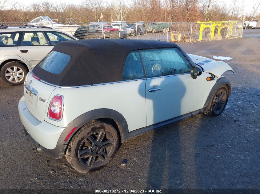 2014 MINI CONVERTIBLE COOPER WMWZN3C55ET569611