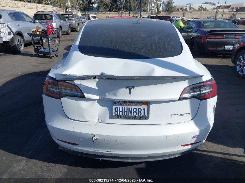 2018 TESLA MODEL 3 LONG RANGE/PERFORMANCE - 5YJ3E1EB0JF106515