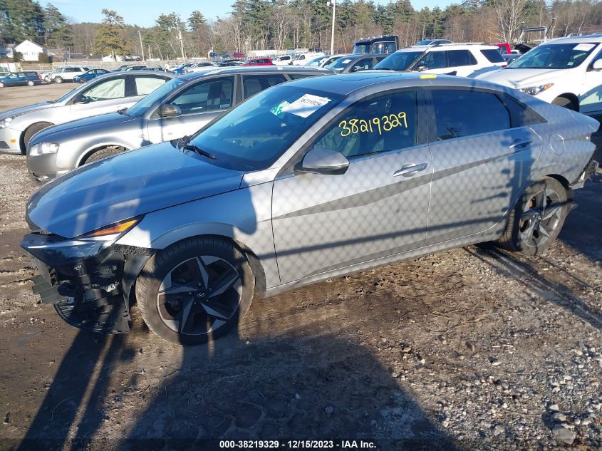 2021 HYUNDAI ELANTRA LIMITED - 5NPLP4AG4MH003214