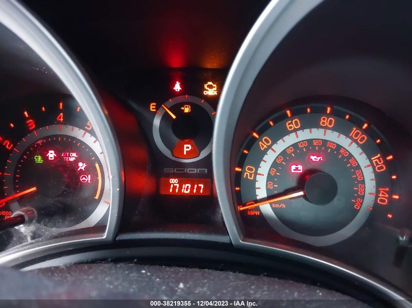2014 TOYOTA SCION TC - JTKJF5C75E3072402