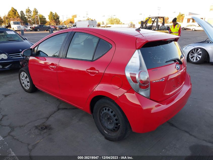 2014 TOYOTA PRIUS C ONE/THREE/TWO/FOUR - JTDKDTB32E1083356
