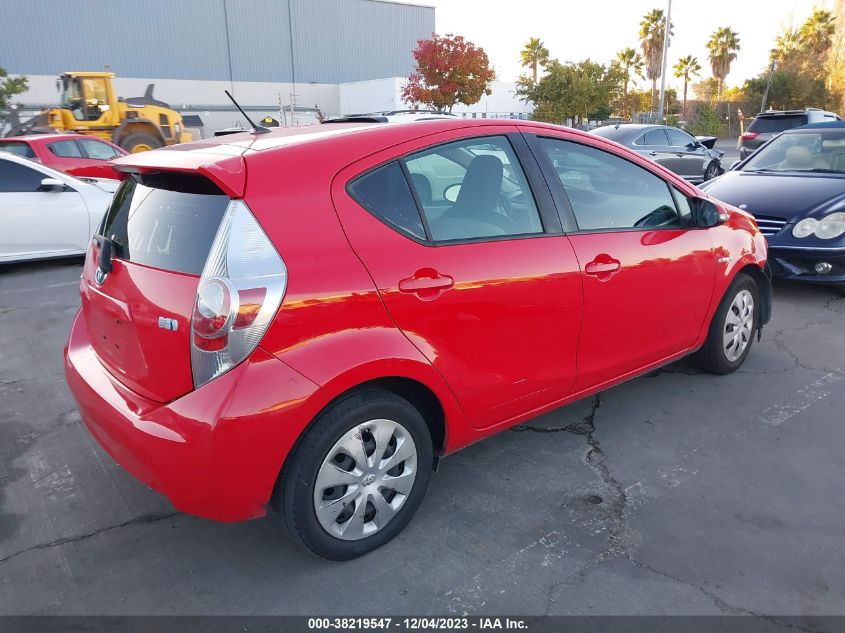 2014 TOYOTA PRIUS C ONE/THREE/TWO/FOUR - JTDKDTB32E1083356