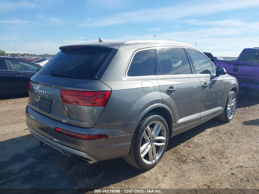 VIN WA1VAAF72HD031049 2017 AUDI Q7 3.0T PREMIUM