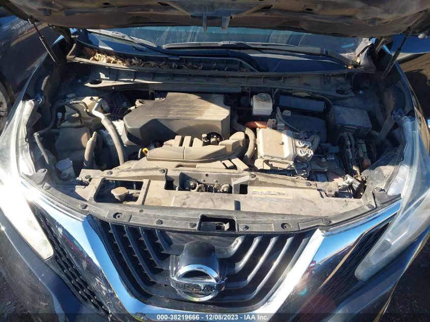 2016 NISSAN MURANO HYBRID PLATINUM 5N1CZ2MG2GN152196