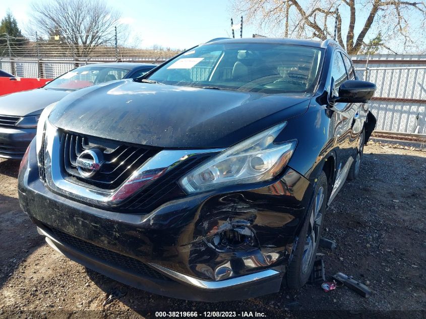 2016 NISSAN MURANO HYBRID PLATINUM 5N1CZ2MG2GN152196
