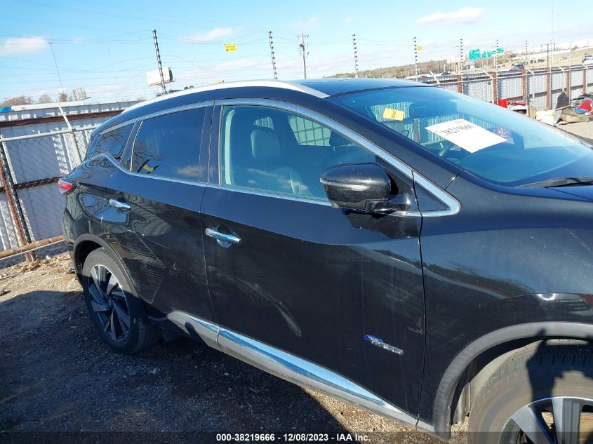 2016 NISSAN MURANO HYBRID PLATINUM 5N1CZ2MG2GN152196