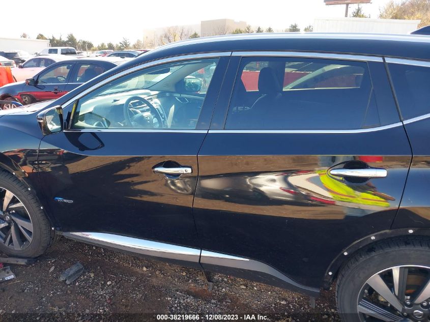 2016 NISSAN MURANO HYBRID PLATINUM 5N1CZ2MG2GN152196