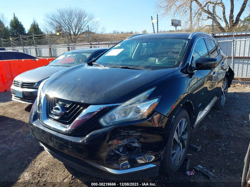 2016 NISSAN MURANO HYBRID PLATINUM 5N1CZ2MG2GN152196