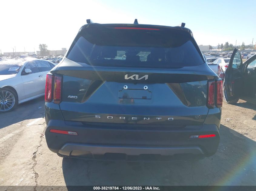 2022 KIA SORENTO X-LINE S - 5XYRLDLC8NG124384