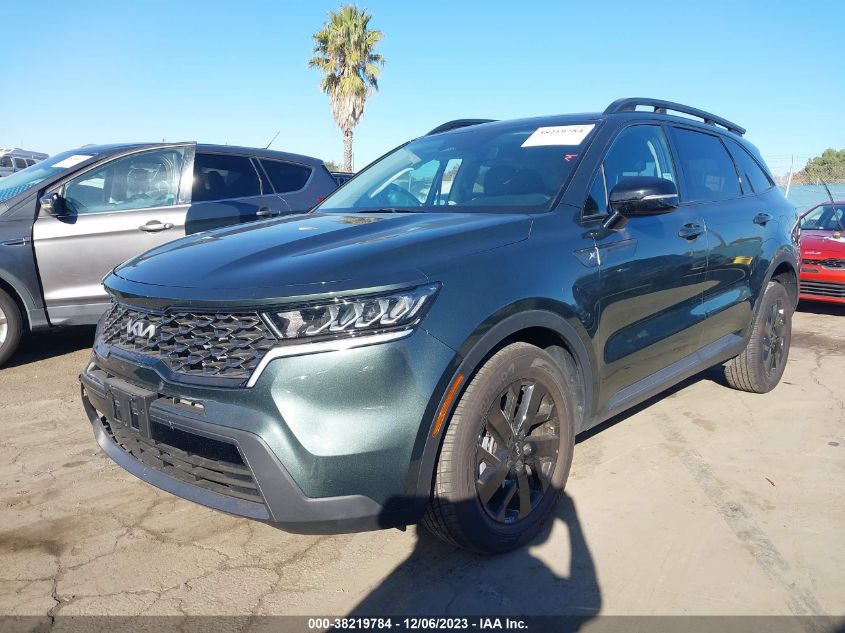 2022 KIA SORENTO X-LINE S - 5XYRLDLC8NG124384