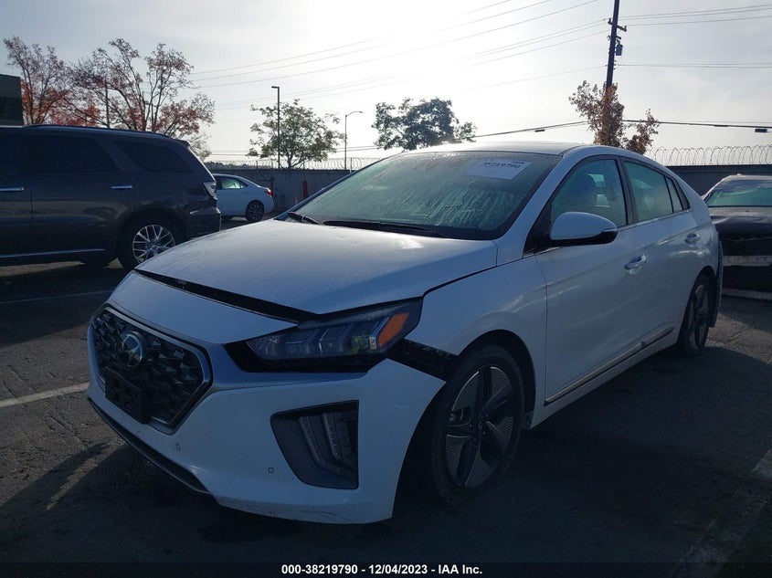 VIN KMHC05LC1MU250325 2021 HYUNDAI IONIQ HYBRID LIMITED