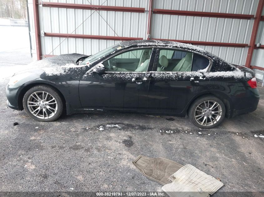 2013 INFINITI G37X X - JN1CV6AR0DM754208