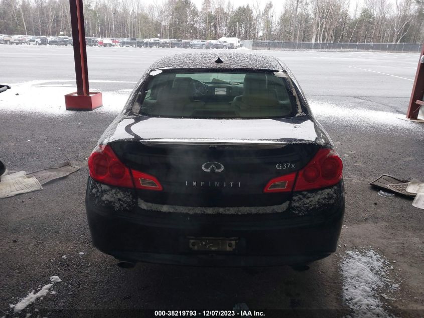 2013 INFINITI G37X X - JN1CV6AR0DM754208