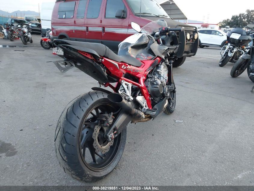 2016 HONDA CBR650 F MLHRC741XG5200162