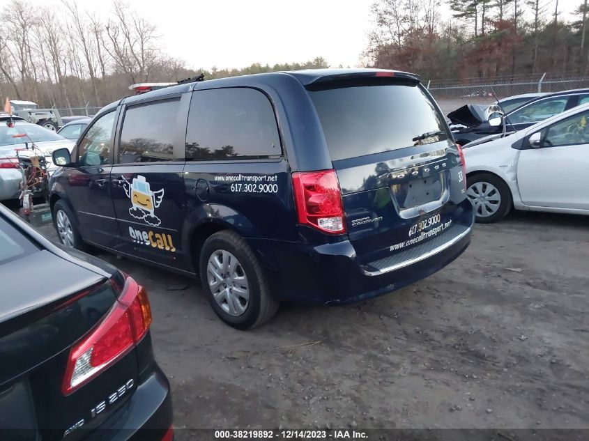 2015 DODGE GRAND CARAVAN AVP/SE - 2C4RDGBGXFR658809