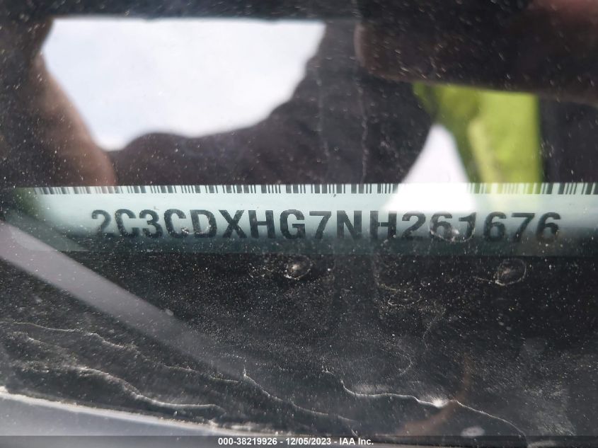 2022 DODGE CHARGER GT - 2C3CDXHG7NH261676