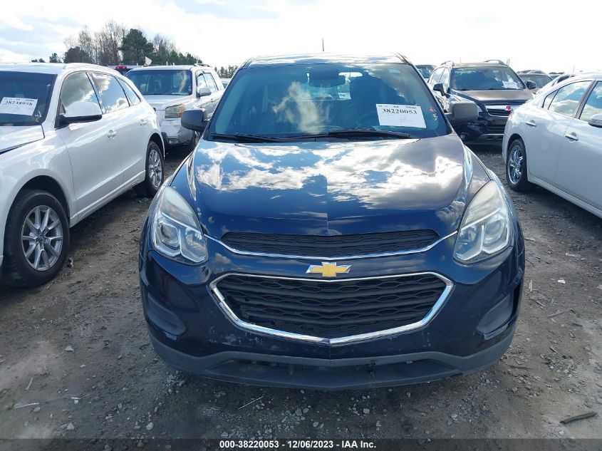 2016 CHEVROLET EQUINOX LS - 2GNFLEEK8G6211786