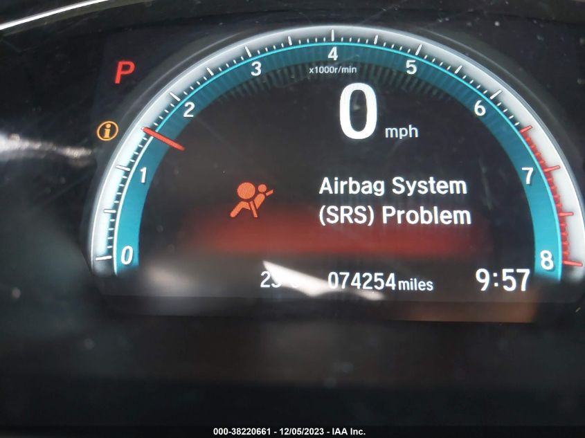 2017 HONDA CIVIC TOURING - 2HGFC3B95HH451626