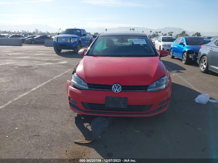 2015 VOLKSWAGEN GOLF TDI - 3VWRA7AU2FM038623