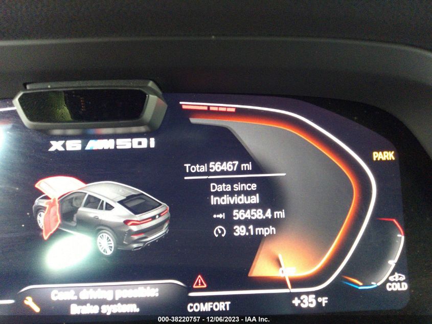 2022 BMW X6 M50I - 5UXCY8C03N9J52551