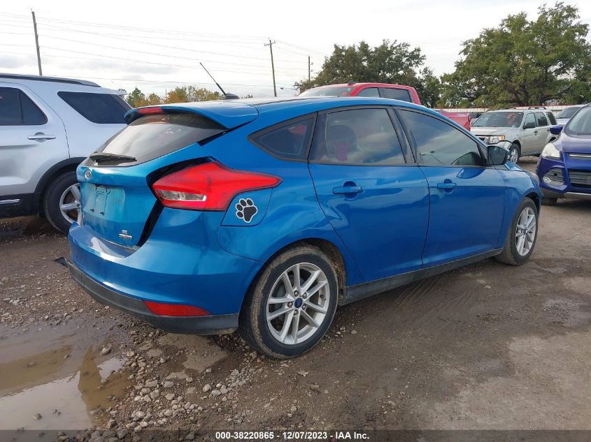 2016 FORD FOCUS SE - 1FADP3K22GL404459