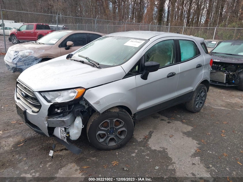 VIN MAJ6S3FL3LC383027 2020 FORD ECOSPORT S