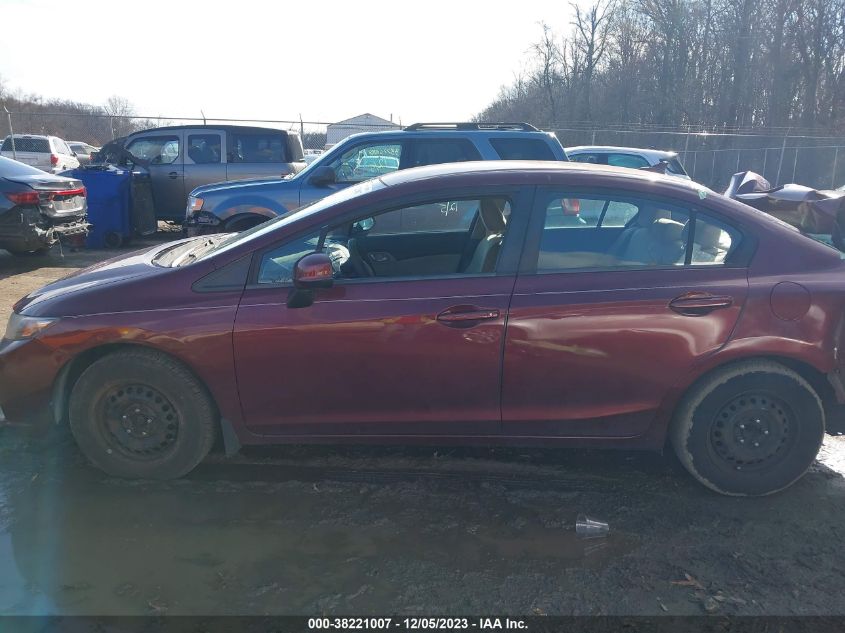 2013 HONDA CIVIC SDN LX 2HGFB2F59DH586221