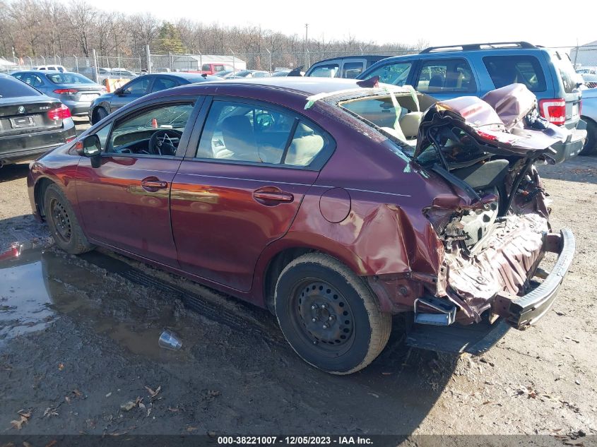2013 HONDA CIVIC SDN LX 2HGFB2F59DH586221