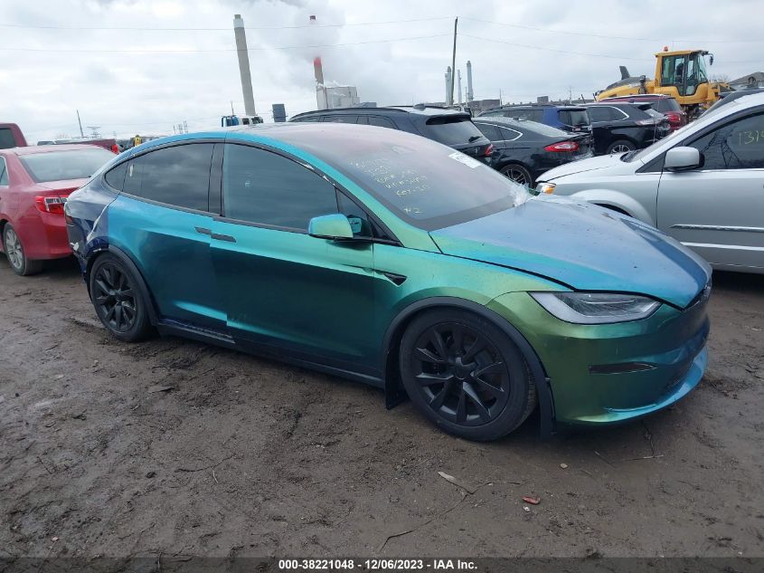 7SAXCAE53NF364019 TESLA MODEL X DUAL MOTOR ALL-WHEEL 2022