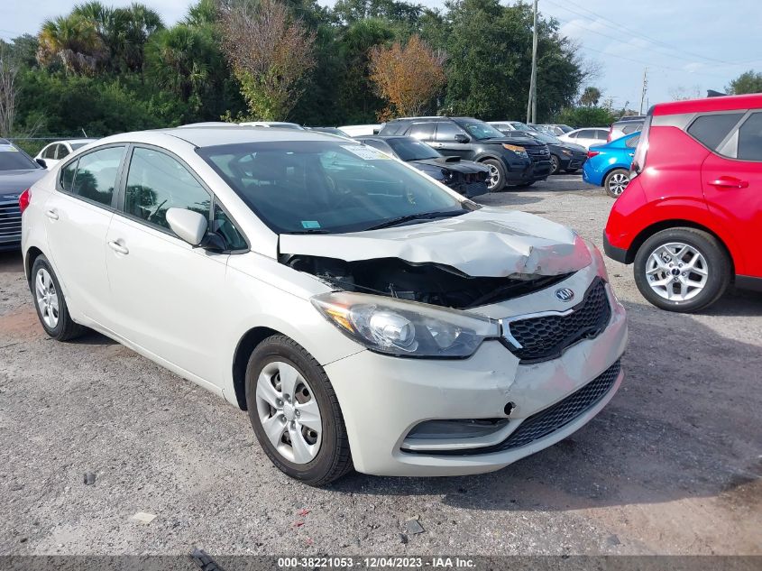 2015 KIA FORTE LX - KNAFK4A64F5403938