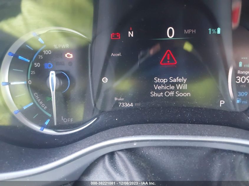 2018 CHRYSLER PACIFICA HYBRID TOURING PLUS - 2C4RC1H75JR258334