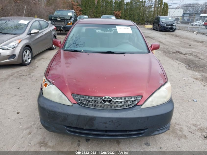 4T1BE32K32U012211 | 2002 TOYOTA CAMRY