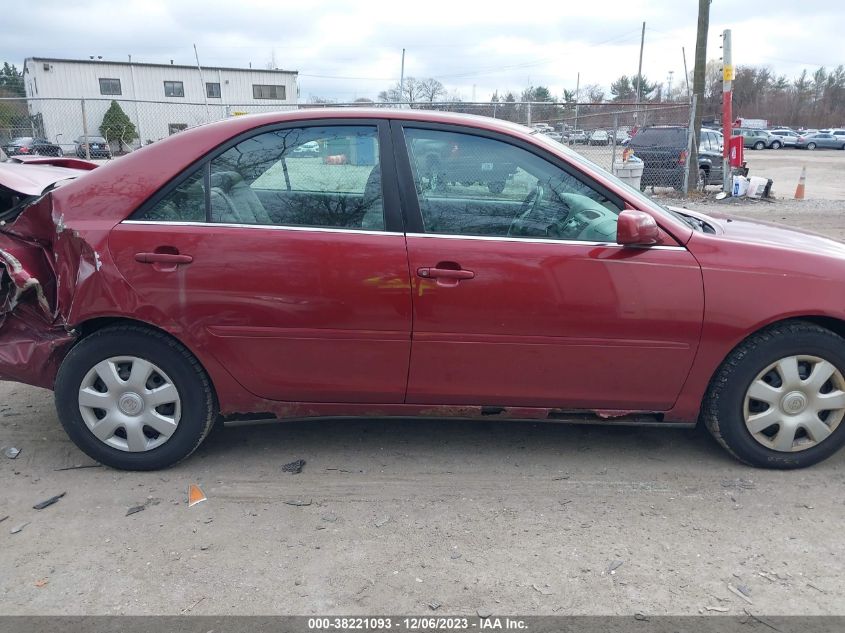 4T1BE32K32U012211 | 2002 TOYOTA CAMRY