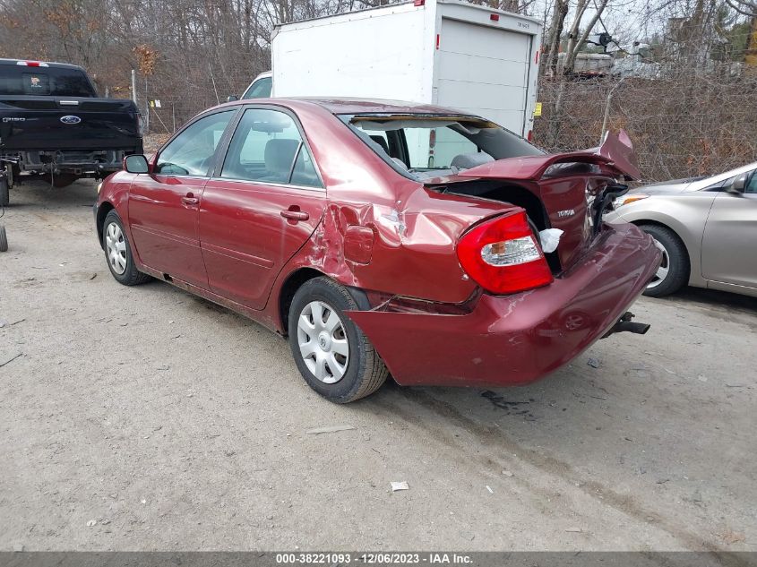 4T1BE32K32U012211 | 2002 TOYOTA CAMRY