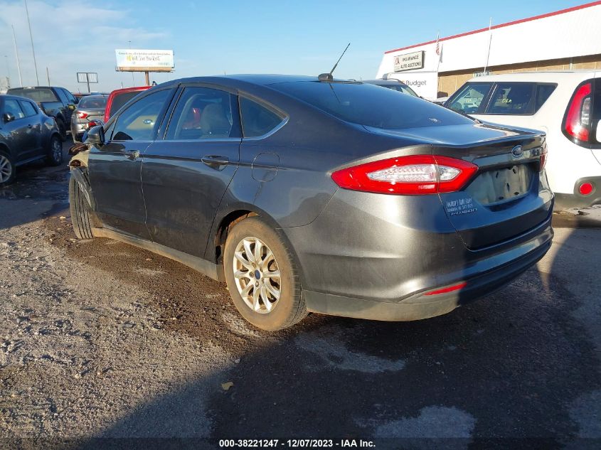 2016 FORD FUSION S - 3FA6P0G7XGR354830