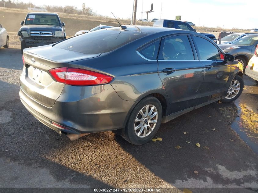 2016 FORD FUSION S - 3FA6P0G7XGR354830