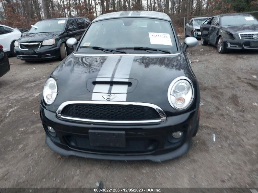 2013 MINI COUPE COOPER S - WMWSX3C50DT466638