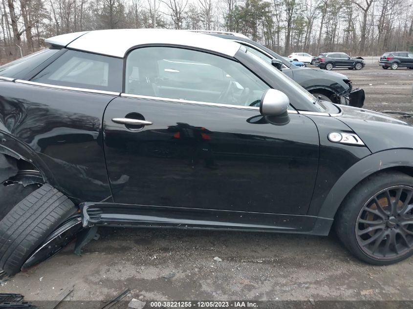 2013 MINI COUPE COOPER S - WMWSX3C50DT466638